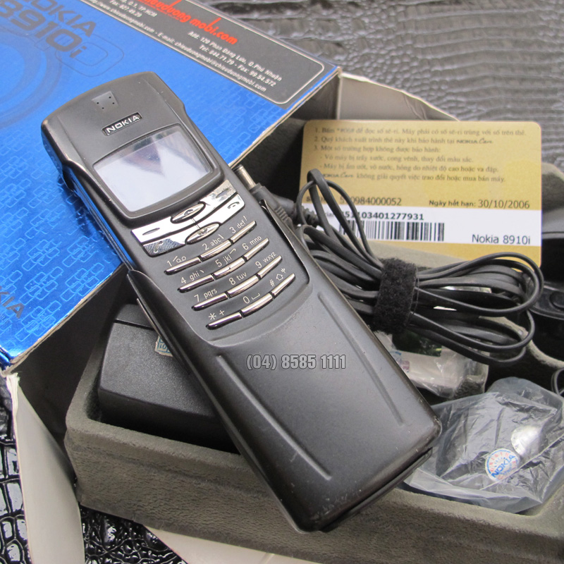 Điện thoại Nokia 8910i Black cũ nguyên bản Full box a