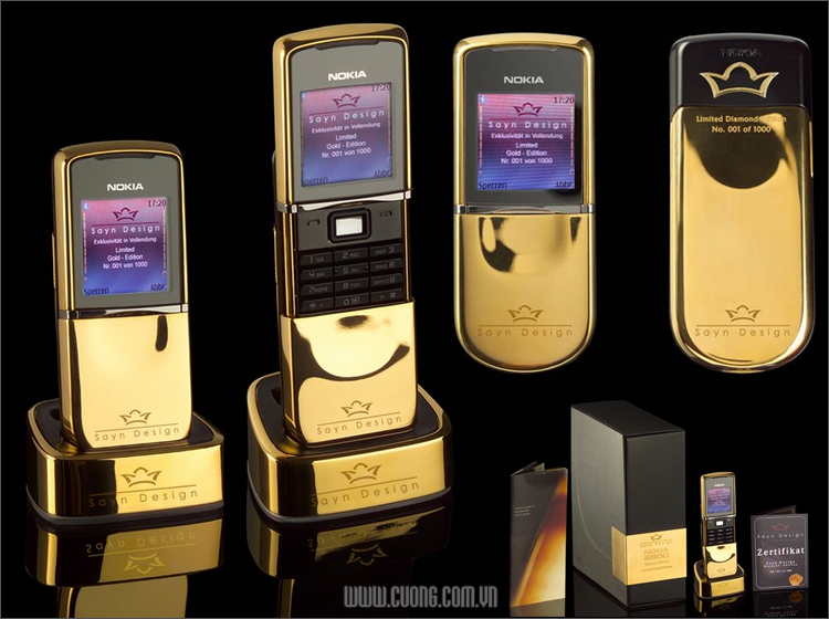 Nokia 8800 Sirocco Gold Sayn Design